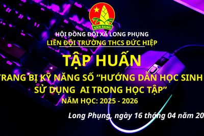Mô hình “Trải nghiệm sáng tạo, trang bị kỹ năng số cho thiếu nhi trong học tập”.