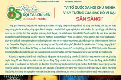 85 MÙA HOA ĐỘI TA LỚN LÊN CÙNG ĐẤT NƯỚC