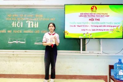 BÀI THI TUYÊN TRUYỀN GIỚI THIỆU SÁCH CỦA LỚP 6B