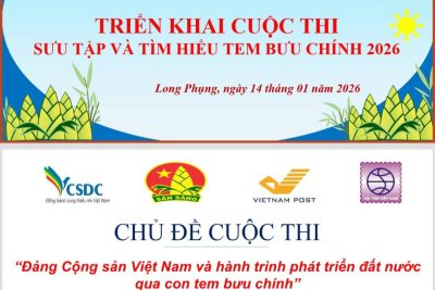 TRIỂN KHAI CUỘC THI “SƯU TẬP VÀ TÌM HIỂU TEM BƯU CHÍNH NĂM 2026”